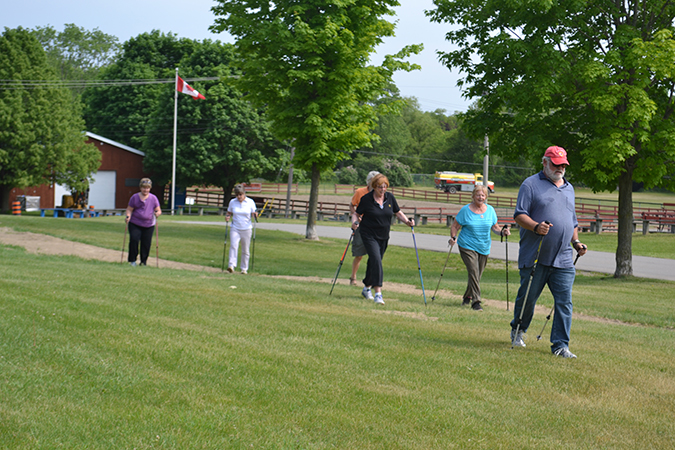 pole-walking